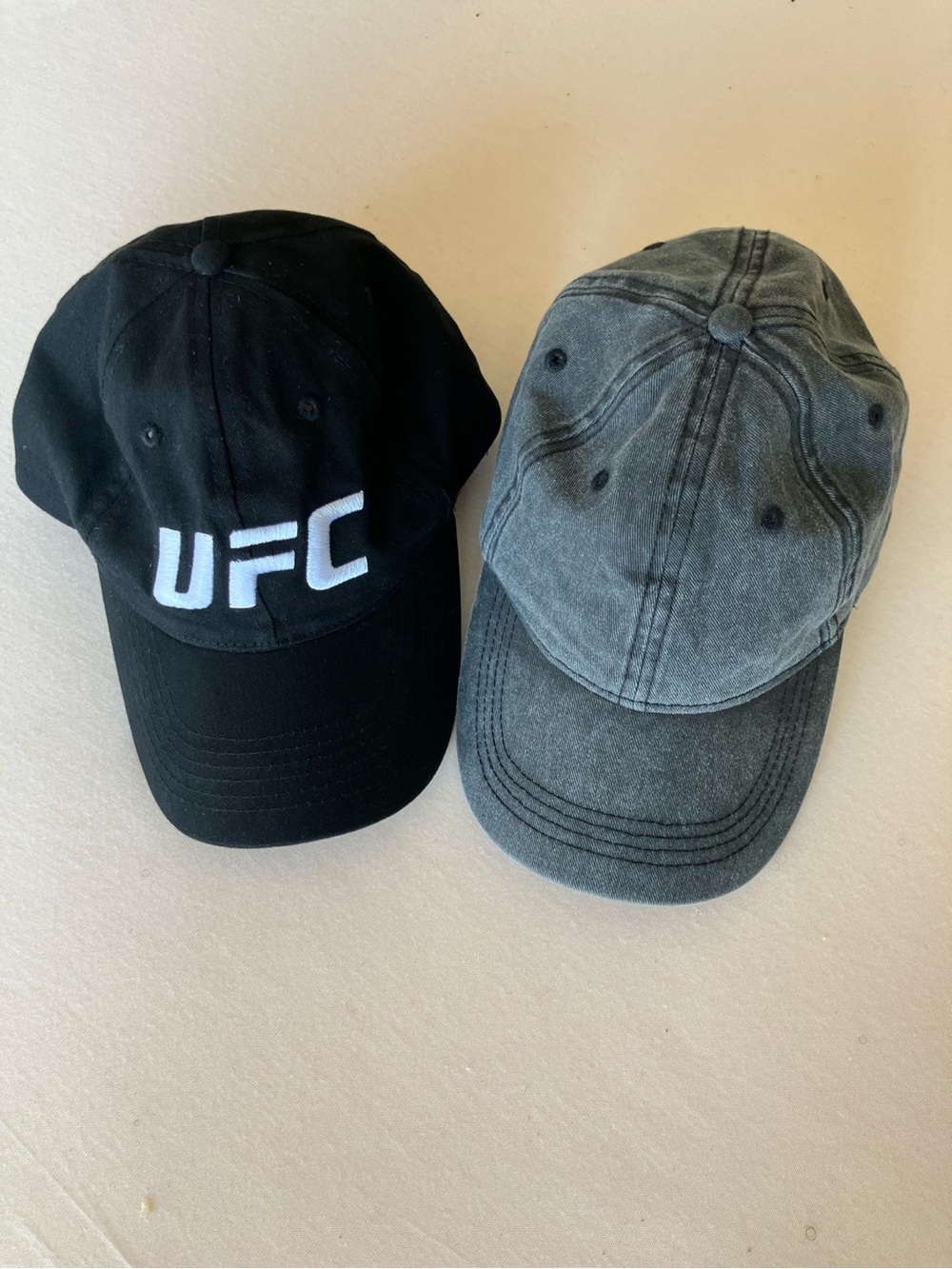 2-Pack Baseball Cap Bundle | UFC Fight Night + Washed Grey